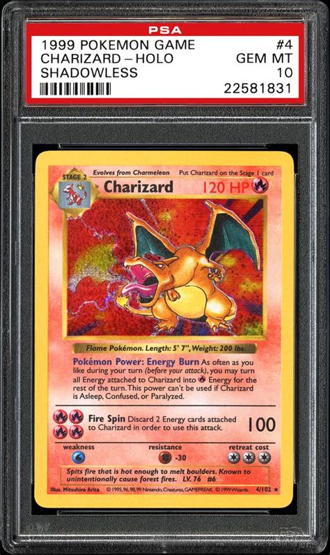 Our pokemon card value finder is the largest tcg lookup database that is updated on an hourly basis. Auction Prices Realized TCG Cards 1999 POKEMON GAME Charizard-Holo Shadowless Summary