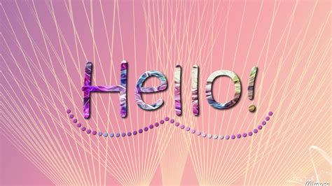 Hello Word Wallpapers Wallpaper Cave