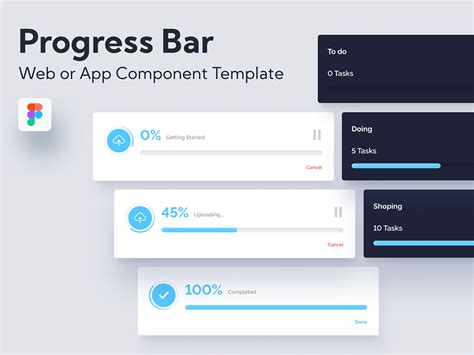 Progress Bar Web Or App UI Component UpLabs