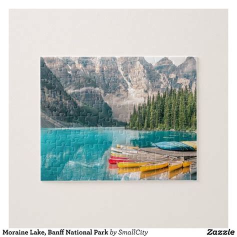 Moraine Lake Banff National Park Jigsaw Puzzle Zazzle Canada