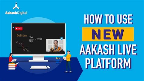 How To Use New Aakash Live Platform Aakash Digital Youtube