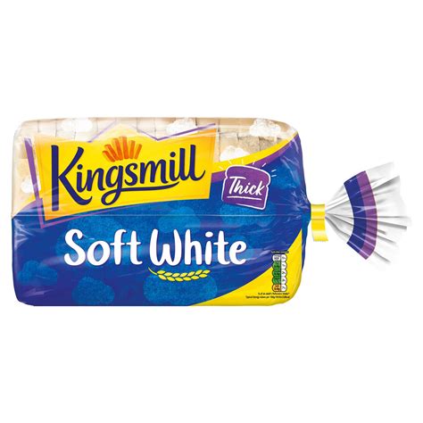 Kingsmill Soft White Bread Thick 800g White Bread Iceland Foods