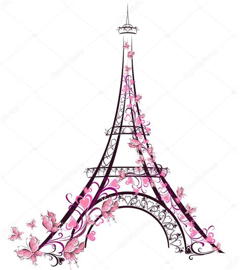 It is named after the engineer gustave eiffel, whose company designed and built the tower. Eiffel Tower, Paris, France — Stock Vector © marina99 ...