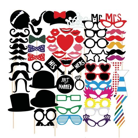 Pcs Photography Mustache On A Stick Party Photo Booth Props Photobooth Funny Diy Masks Gifts