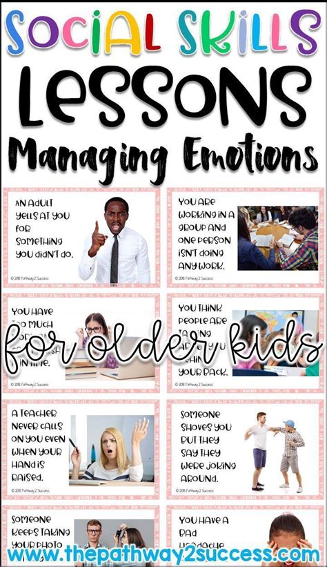 Perfect Social Skills Lessons For Managing Emotions For Kids And Young