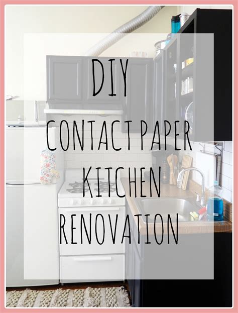 Diy Contact Paper Kitchen Update Part 1 Cabinets Roaming Home In