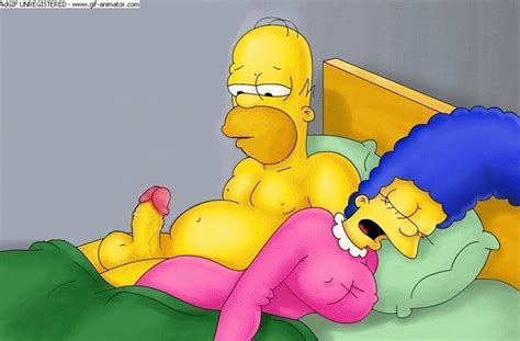 Rule 34 Animated Homer Simpson Marge Simpson Tagme The