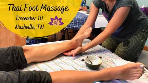 Thai Foot Massage In Nashville Tn 7 Ces For Massage Therapists Cumberland Institute Of