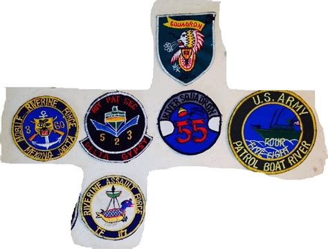 Several Pbr Related Patches Garth Thompson Navy Coast Guard And