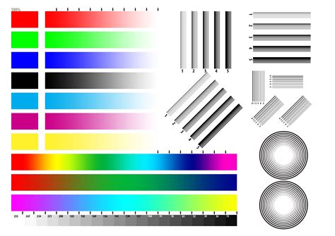 Colour Printer Test Page การออกแบบโบรชัวร์ วอลเปเปอร์ กิจกรรมเด็ก