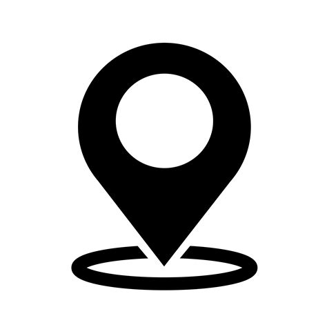 Map Icon Vector Black