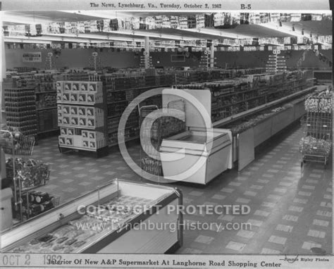 A&P店内の様子（1962年）