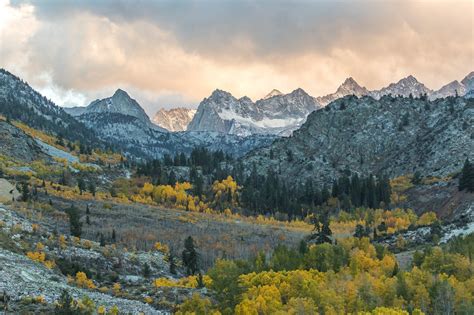 November Sunset In The Eastern Sierra Nevada Mountain Range California