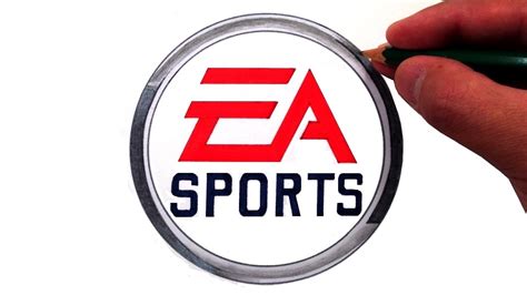 How To Draw The Ea Sports Logo Youtube