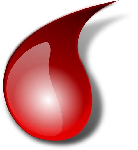 Blood Drop Slime Free Vector Graphic On Pixabay