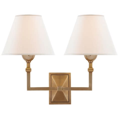 Jane Double Sconce | Double sconce, Sconces, Double wall sconce