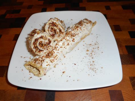 Low Carb Cinnamon Walnut Roll Crêpes Diabetic Chefs Recipes