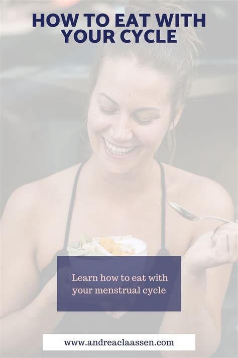 Eating With Your Cycle ⋆ Andrea Claassen Menstrual Cycle Hormones