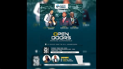 Open Doors Conference Apostle Jezile Youtube