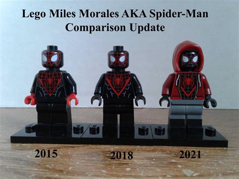 Lego Miles Morales Spider Man Comparison Update By Lol20 On Deviantart