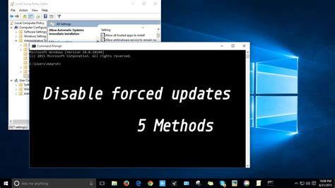 For windows 10 professional users, there is an additional method to apply to stop windows 10 updates in progress by using windows 10 group policy editor. How To Disable Windows 10 Forced Updates - 5 Different Methods