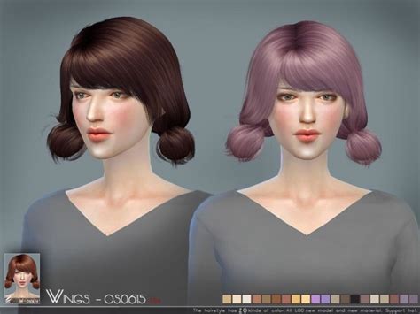 The Sims Resource Wingsos0626 By Wingssims Sims 4 Hairs