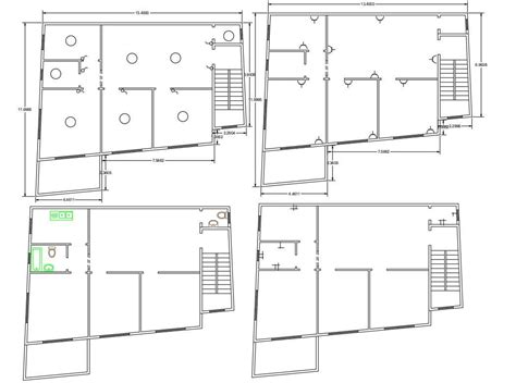 3 Bhk House With Electrical Layout Autocad Drawing Cadbull