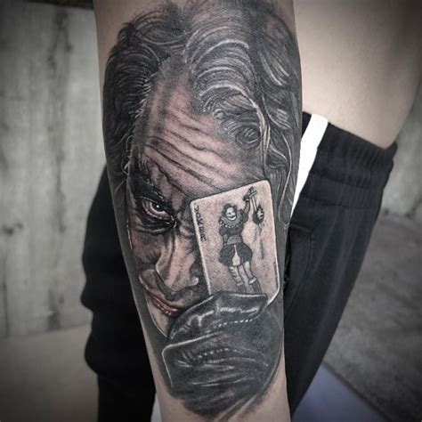 Joker Dark Knight Tattoo By 3wayjunctiontattootokyo