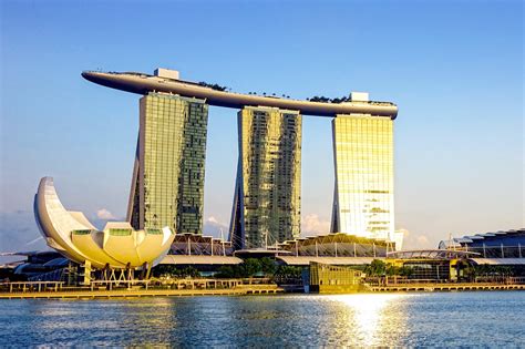 Marina Bay Sands Hotel Shopping And Entertainment Complex In Singapore