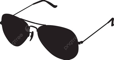 Sunglasses Glasses Silhouette Vector Designer Icon Funky Vector
