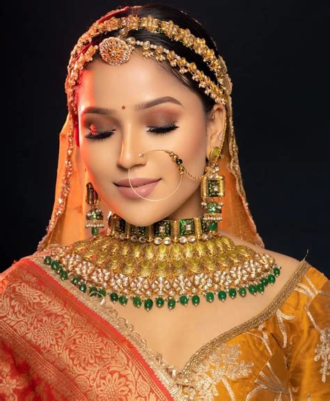 Bridal Makeup Looks Indian Bridal Makeup Bride Makeup Bridal Looks Wedding Jewellry Indian
