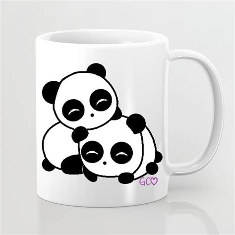Panda Mug Bisa Custom Dan Request Gambar Sendiri Sesuai Dengan