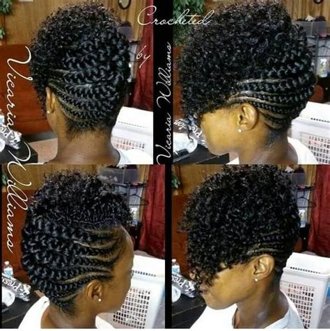 Top 20 Twisted Updo For Short Hair Style For African American Woman