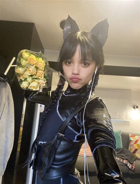 20 Cutest Pictures Of Jenna Ortega From Wednesday Set