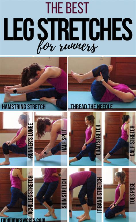 10 Essential Leg Stretches For Runners Runnin For Sweets