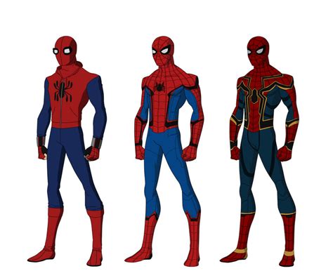 Spider Man Homecoming Suits By Shorterazer On Deviantart