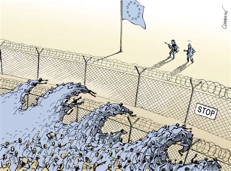 Europe And The Migrants Globecartoon Political Cartoons Patrick