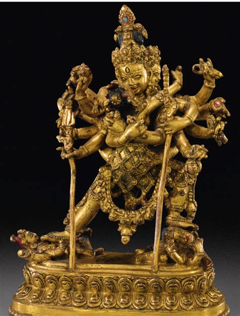 Global Nepali Museum A Gilt Copper Alloy Figure Of Chakrasamvara