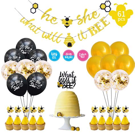 Buy Updated New What Will It Bee Gender Reveal Party Supplies Set
