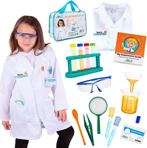 Born Toys 15 Piece Premium And Washable Lab Coat For Kids