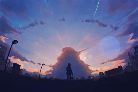 Anime Clouds 4k Wallpapers Wallpaper Cave