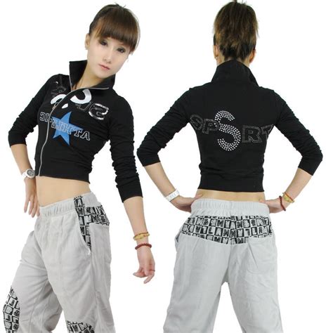 New Fashion Hip Hop Top Dance Female Jazz Costume Performance Wear Sexy Stage Clothing Short