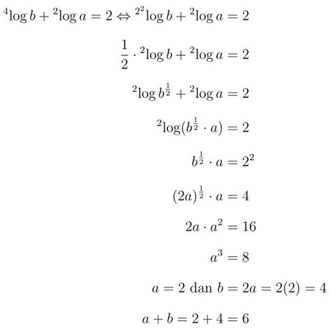 Contoh Soal Dan Pembahasan Logaritma Matematika Sma