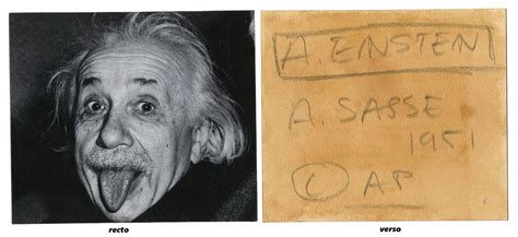 Lot Vintage Photo Of Albert Einstein Sticking Out His Tongue His