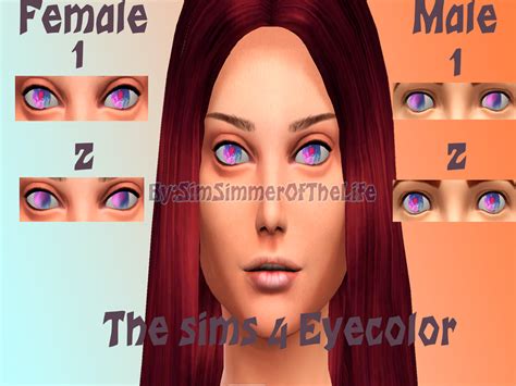 The Sims Resource Anime Eye Set