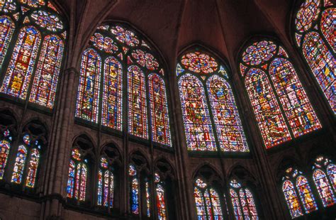 Stained Glass Windows At Reims Cathedral 4k Hd Wallpaper