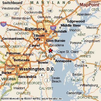 Severna Park Maryland Area Map More