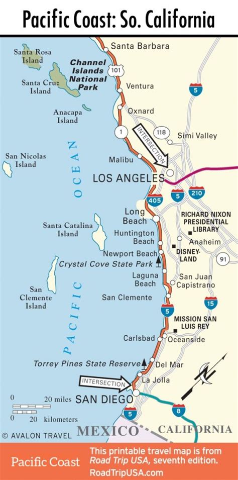 Map Of California Coastal Towns Map Of Northern Calif