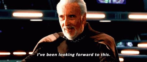 Looking forward to romance / hope for dating hangul: Ive Been Looking Forward To This Dooku GIF ...