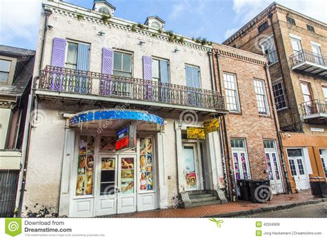 Sex Shop In A Historic Building In The French Quarter In New Orleans